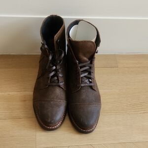 Womens Brown Leather Boots THURSDAY BOOTS